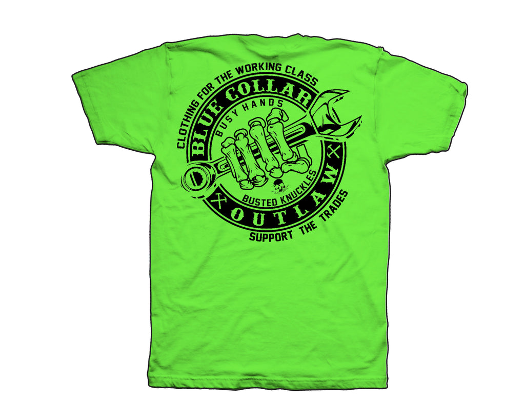 BCO Safety Green Mens tee