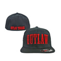 BOLD Red Flatbill Fitted Hat