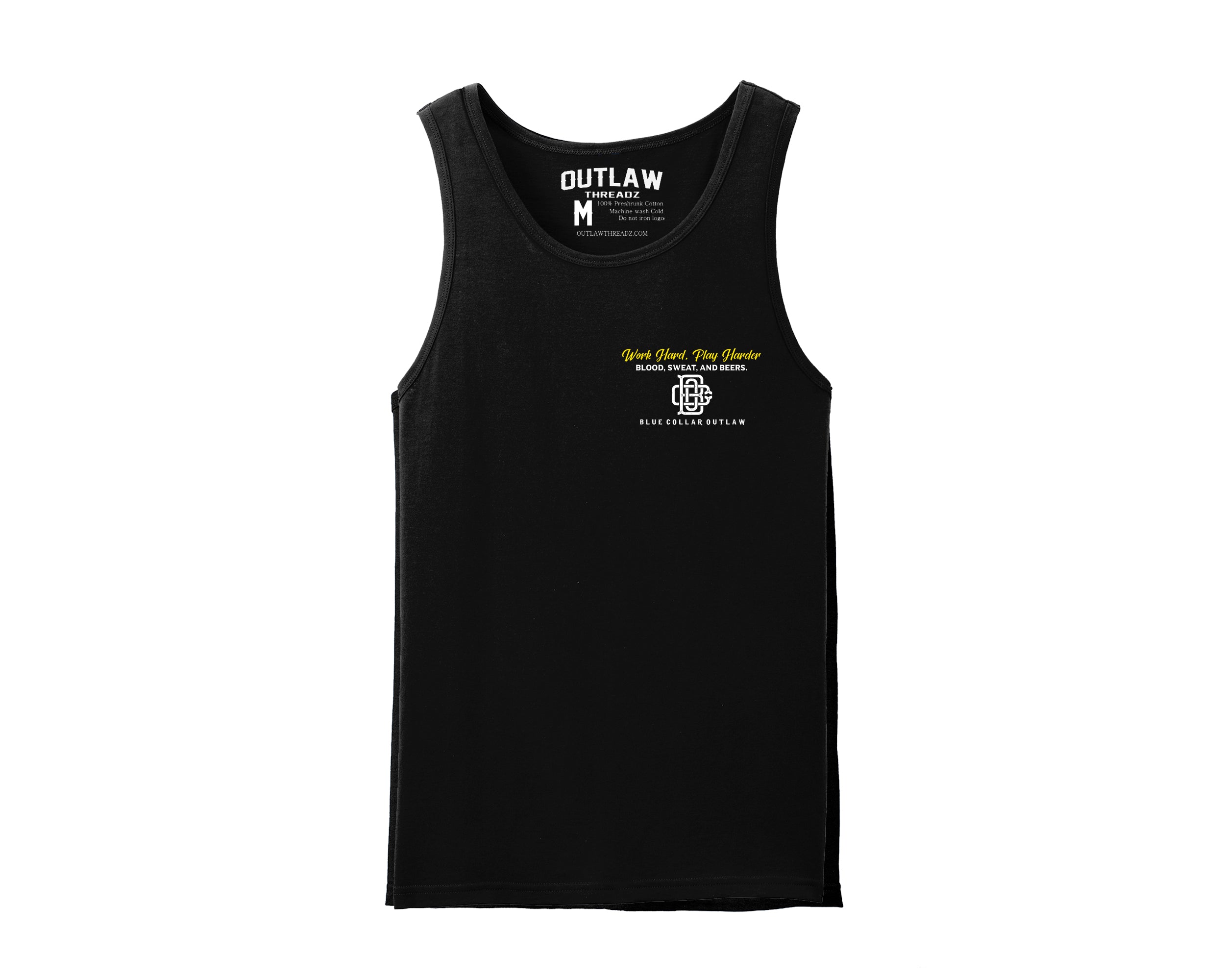 Blood Sweat and Beers Mens Tank Top