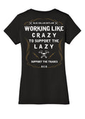 Crazy Ladies Vneck Tshirt