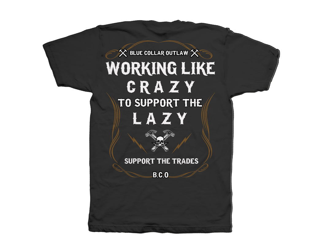Crazy Black Mens Tee