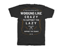Crazy Black Mens Tee
