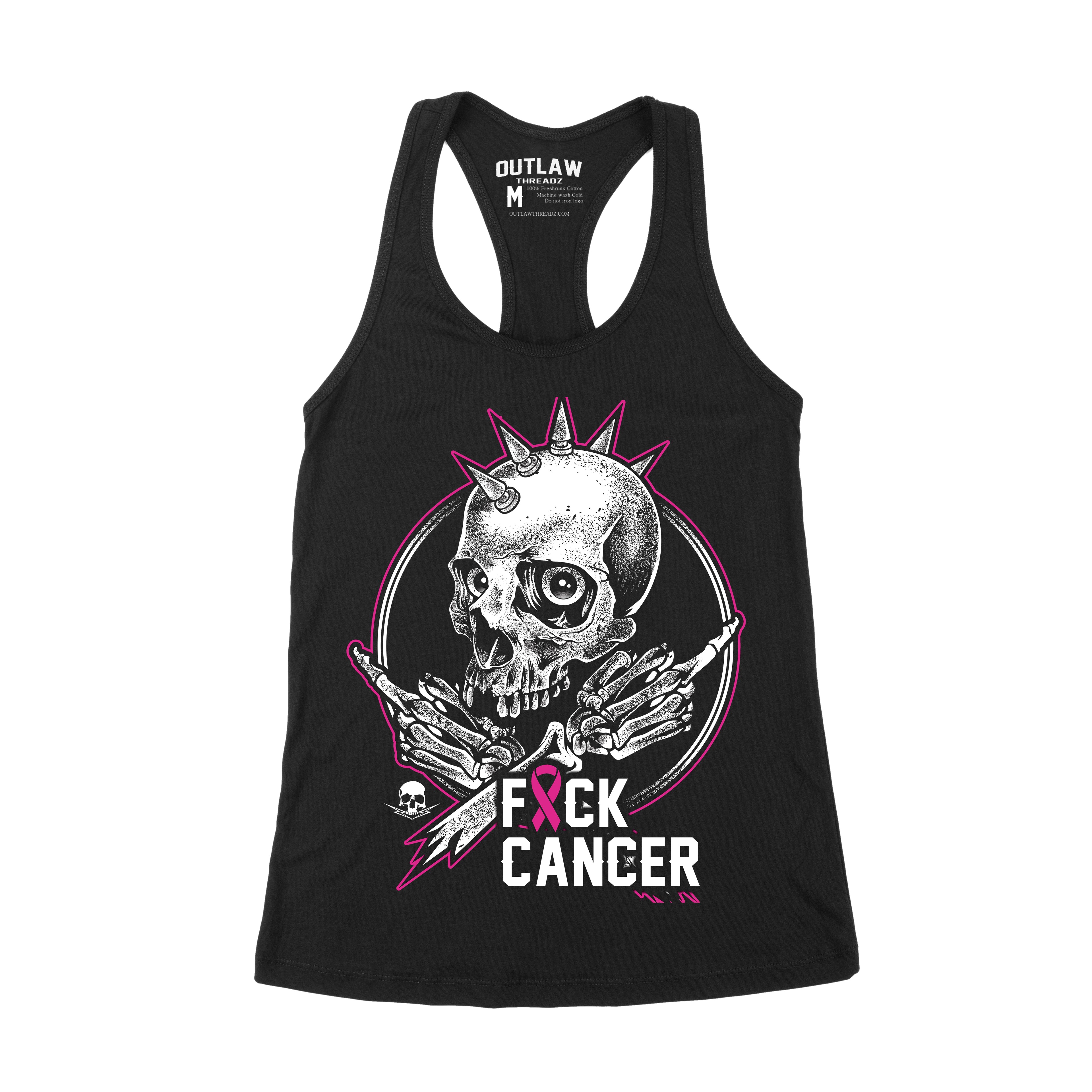 Fuck Cancer Racerback Tank Top