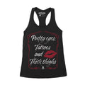 Pretty Eyes Ladies Racerback Tank Top