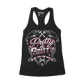 Pretty and Gritty Ladies Racerback Tank Top