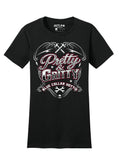 Pretty and Gritty Crew Neck Ladies Tee
