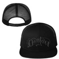 Tattoo Charcoal Flatbill Snapback Hat
