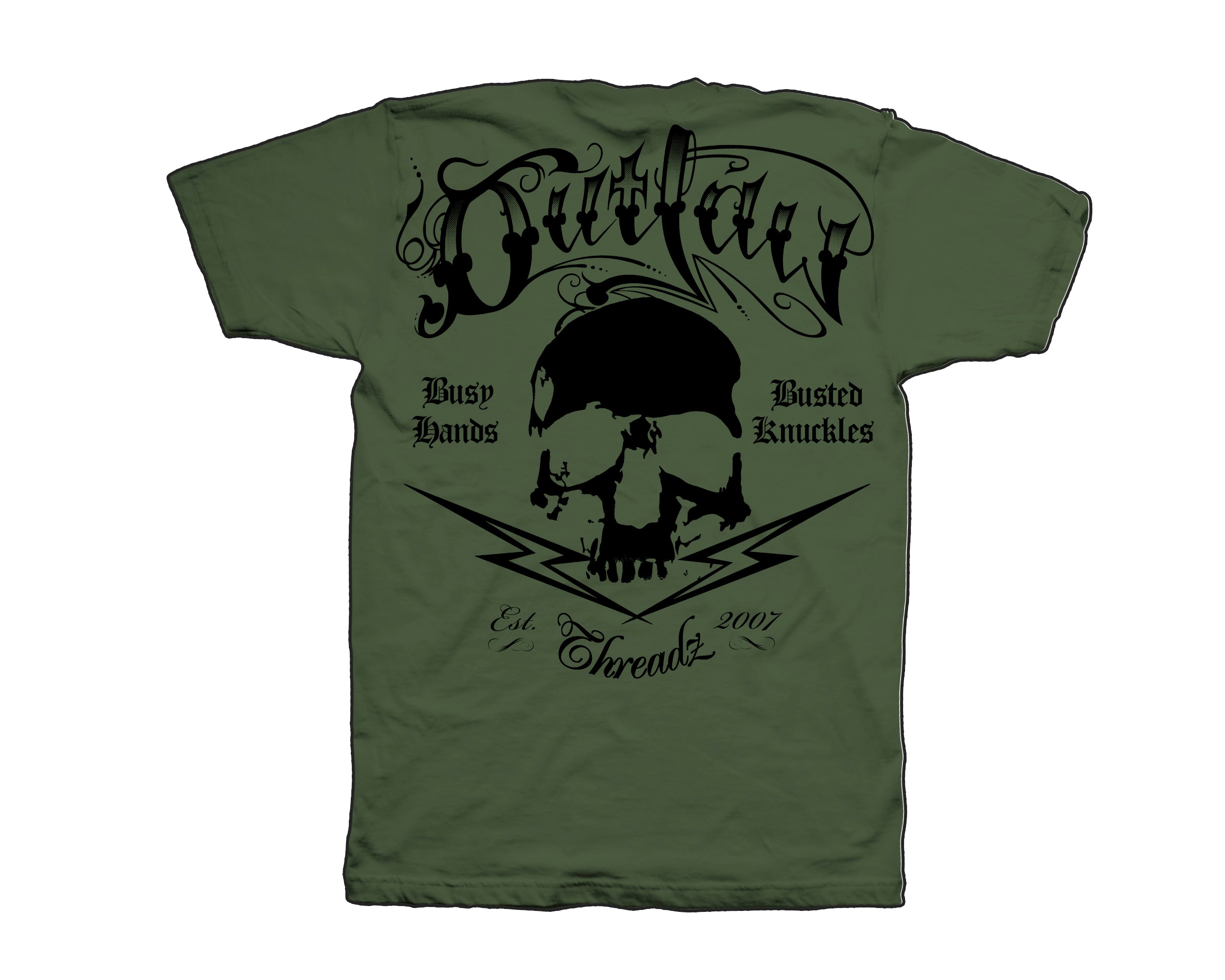 Tattoo Military Green Mens Tee