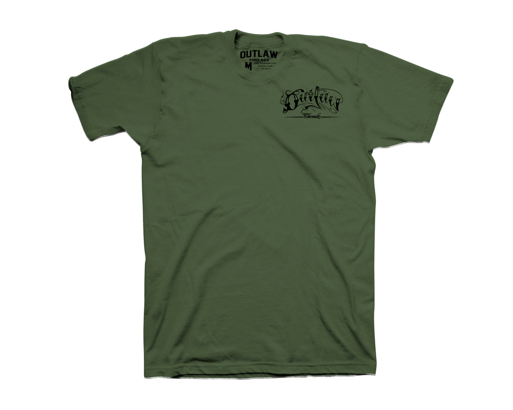 Tattoo Military Green Mens Tee