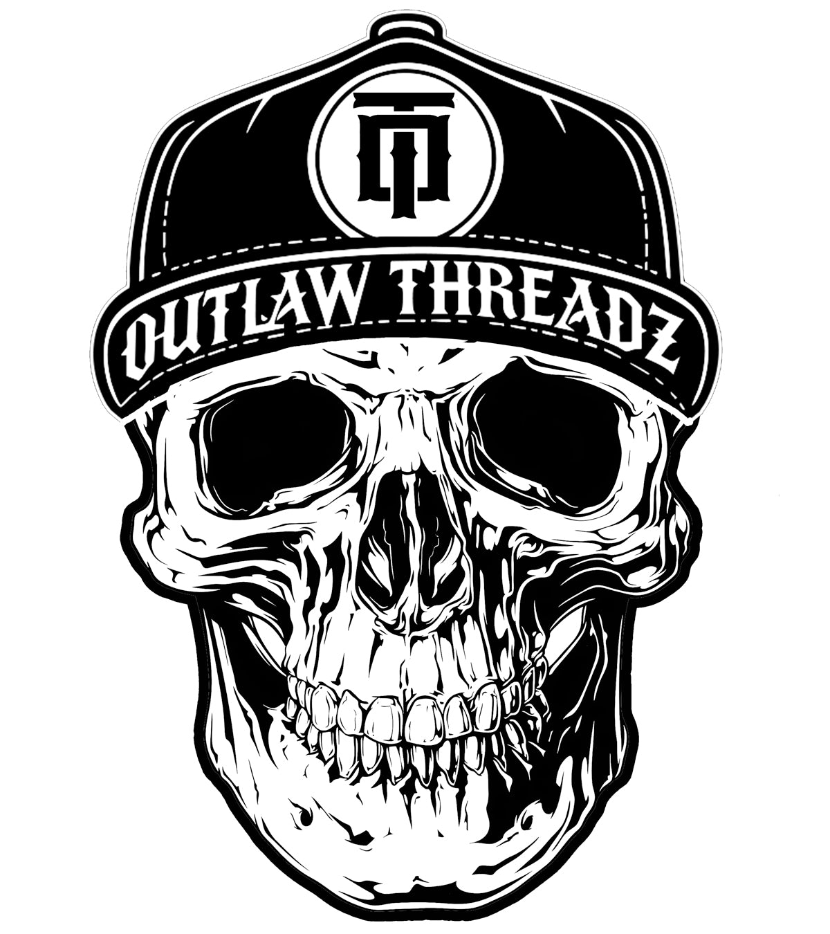 Unbroken Skull Decal