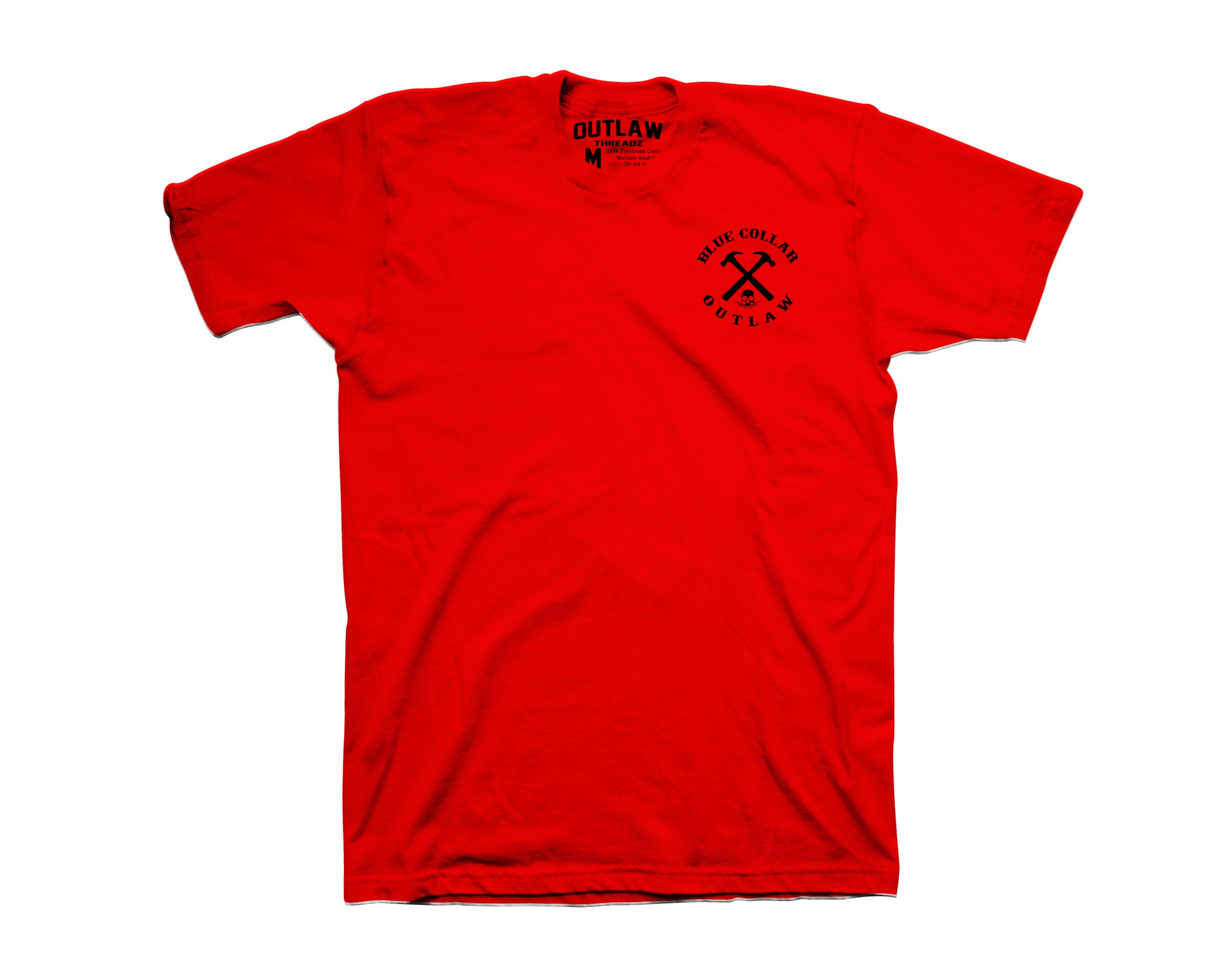 Work Harder Red Mens Tee