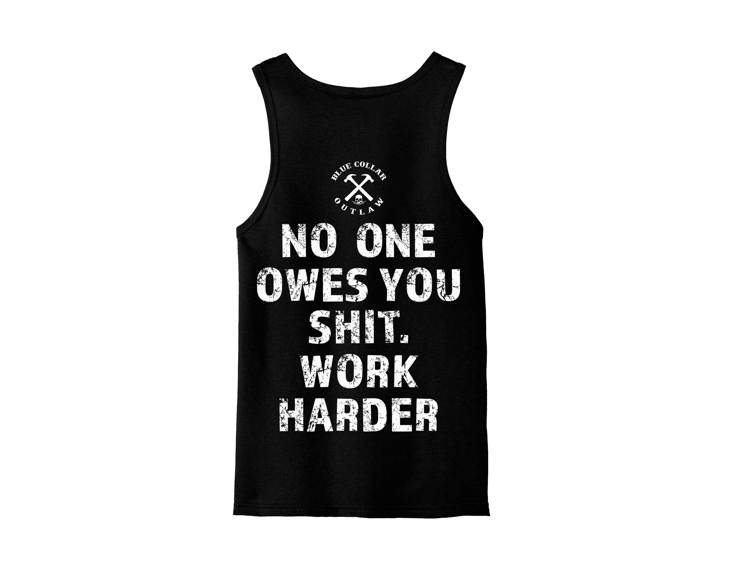 Work Harder Mens Tank Top
